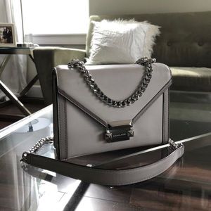 Michael Kors grey shoulder bag